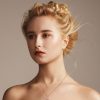 Beautiful natural young woman with braids P4466 MGC DC Model scaled