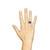 Woman Hand Showing Five Fingers On A White Background