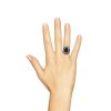 Woman Hand Showing Five Fingers On A White Background