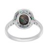 black-opal-emerald-sapphire-and-diamond-engagement-ring-14k-gold-back Black Opal Emerald Sapphire Diamond Art Deco Style Target Engagement Ring