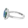 black-opal-emerald-sapphire-and-diamond-engagement-ring-14k-gold-hall-mark Black Opal Emerald Sapphire Diamond Art Deco Style Target Engagement Ring