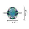 black-opal-emerald-sapphire-and-diamond-engagement-ring-14k-gold-size Black Opal Emerald Sapphire Diamond Art Deco Style Target Engagement Ring