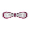Ruby Bow Brooch Art Deco Style 1 Ruby Bow Brooch