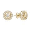 Diamond Stud Earrings Art Deco Style | Lilly M. JEWELERS Diamond Stud Earrings