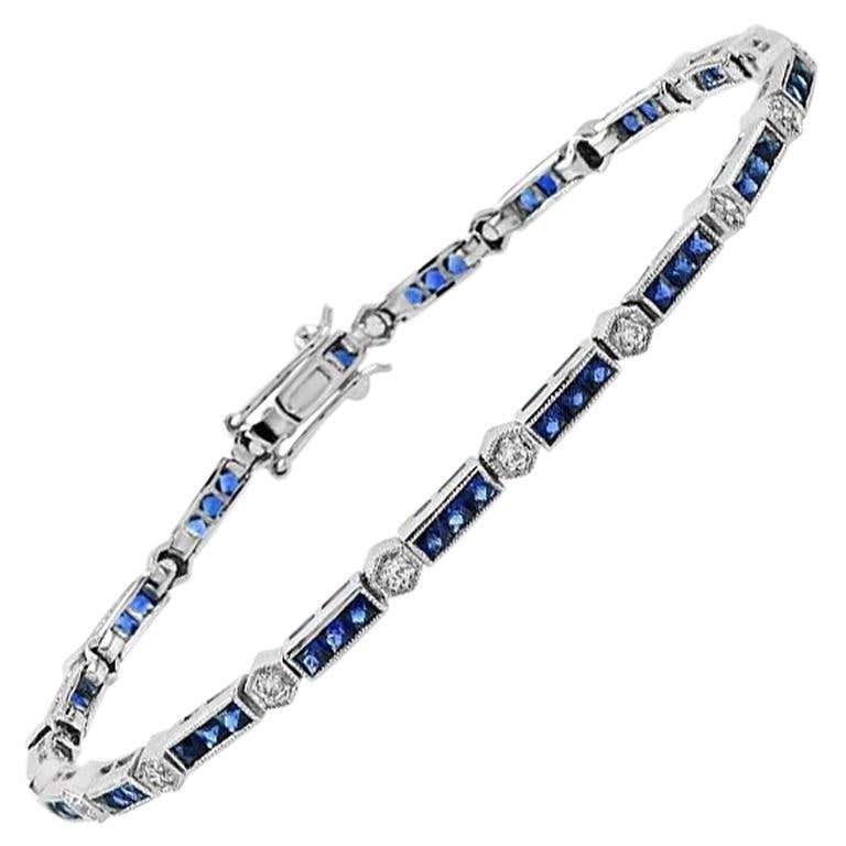 Sapphire Tennis Bracelet