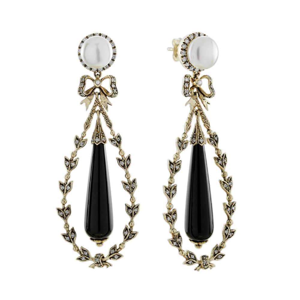 Onyx Dangle Earrings