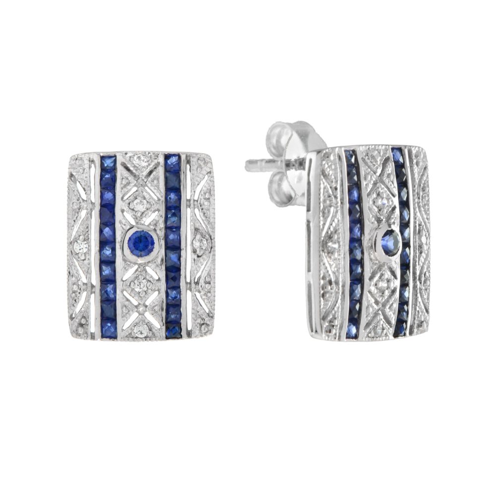 Sapphire Stud Earrings