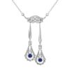 Sapphire Diamond Négligée Necklace 1 Négligée Necklace