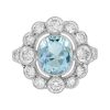 Aquamarine Halo Engagement Ring 1 Aquamarine Halo Engagement Ring