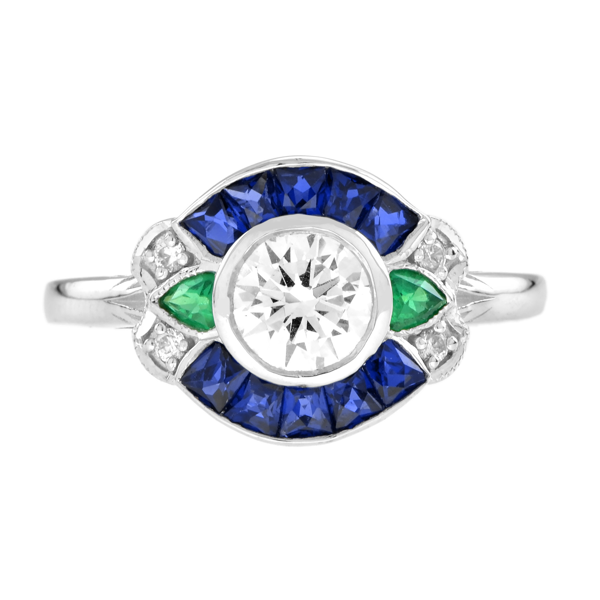 Diamond Engagement Ring Art Deco Style | Lilly M. JEWELERS Diamond Engagement Ring