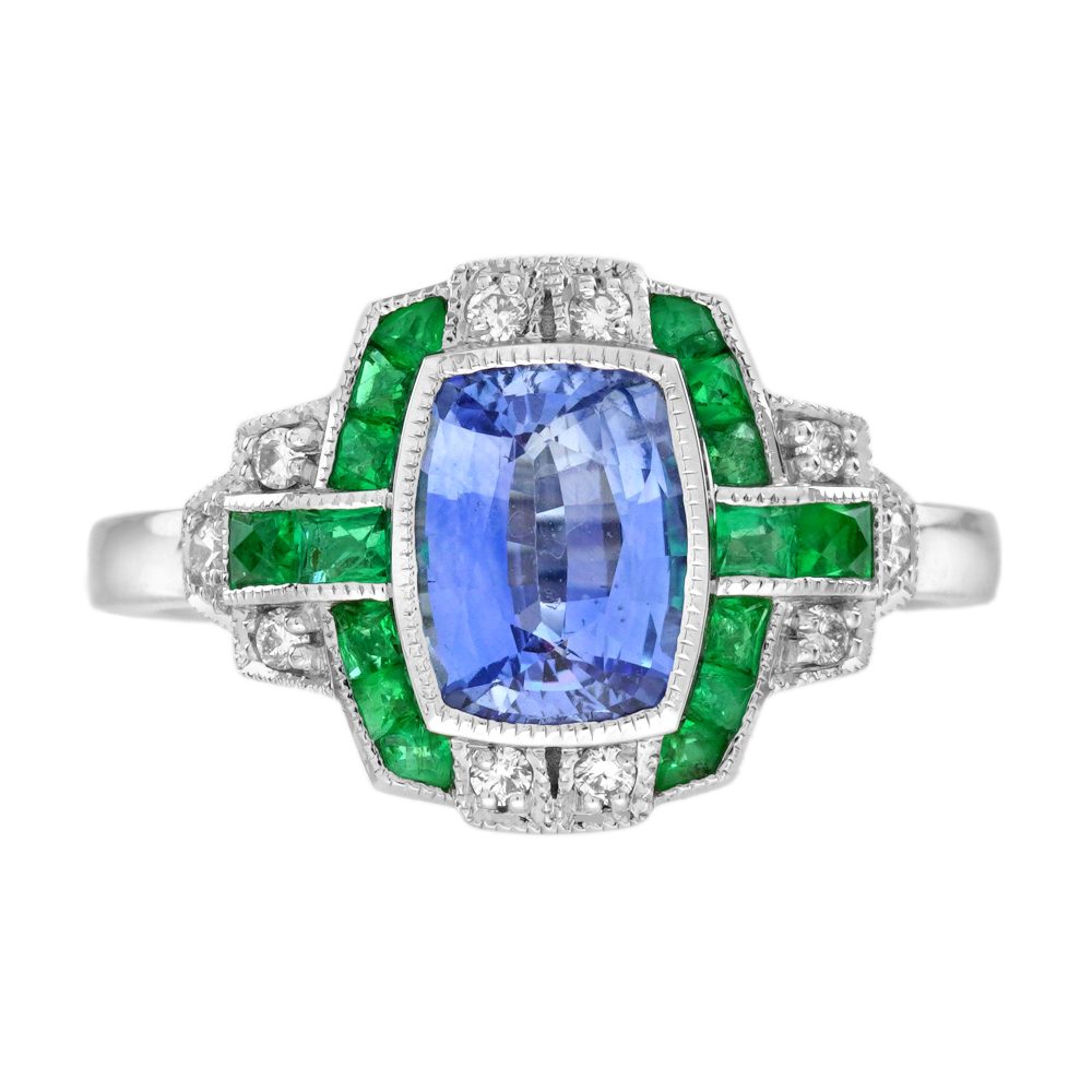 Ceylon Sapphire Engagement Ring