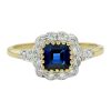 Blue Sapphire Engagement Ring | Lilly M. JEWELERS Sapphire Engagement Ring
