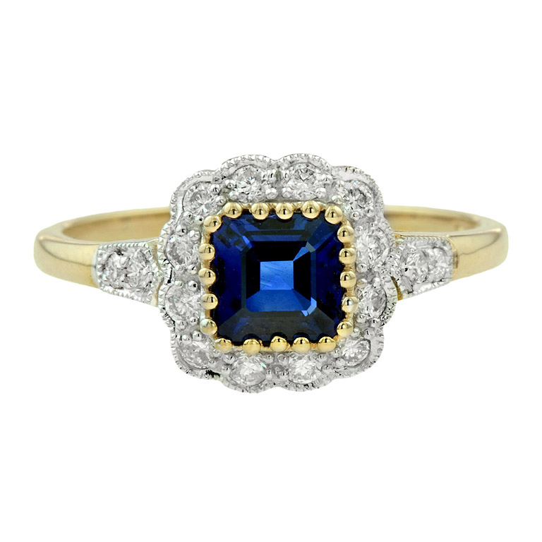 Sapphire Engagement Ring