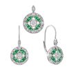 Emerald Diamond Jewelry Set | Lilly M. JEWELERS Emerald Diamond Jewelry Set