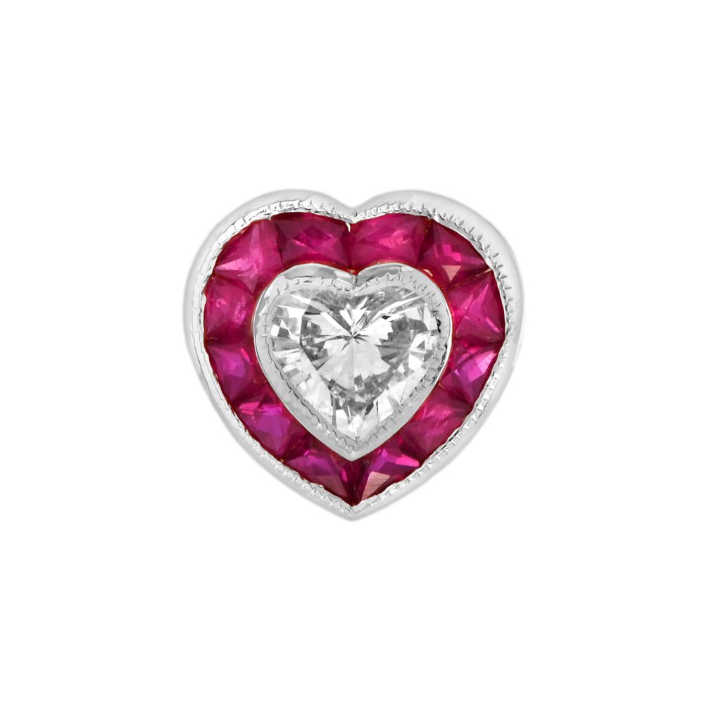 Ruby Heart Pendant