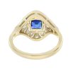 ceylon-sapphire-diamond-engagement-ring-14k-gold-back Ceylon Sapphire and Diamond Engagement Ring Back
