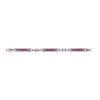 French Cut Ruby and Diamond Bracelet Distant french cut ruby and diamond bracelet 14k gold distant