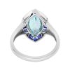 marquise-aquamarine-and-sapphire-engagement-ring-14k-gold-back Marquise Aquamarine Sapphire and Diamond Engagement Ring Back