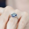 marquise-aquamarine-and-sapphire-engagement-ring-on-body-side-near Marquise Aquamarine Sapphire and Diamond Engagement Ring on Body Side Near