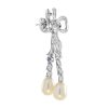 pearl-drop-earrings-14k-gold-back Pearl Sapphire and Diamond Drop Earrings Back
