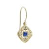 sapphire-drop-earrings-14k-gold-back Sapphire and Diamond Drop Earrings Back