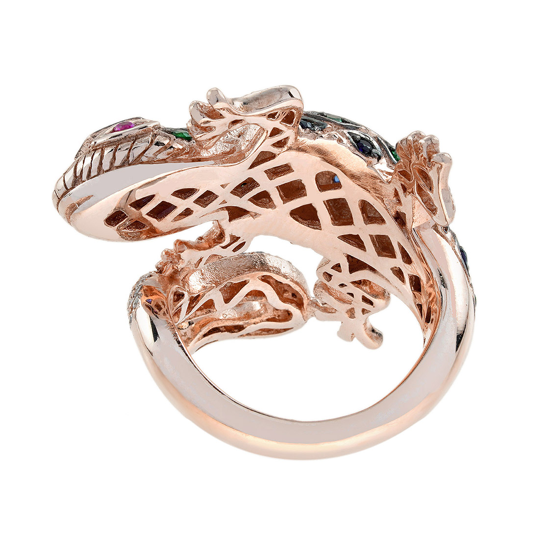 Sapphire Emerald Ruby and Diamond Statement Ring Under Gallery sapphire ruby emerald diamond statement ring 14k gold under gallery