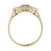 Square Amethyst Halo Ring with Diamond in Solid Gold Under Gallery Square Amethyst Halo Ring with Diamond in Solid Gold by Lilly M. JEWELERS Under Gallery