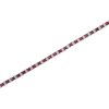 Square Ruby Diamond Bracelet Open square ruby and diamond bracelet 14k gold open