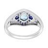 aquamarine-sapphire-diamond-engagement-ring-14k-white-gold-back Aquamarine Sapphire Diamond Engagement Ring