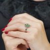 asscher-citrine-emerald-diamond-ring-art-deco-style-14k-gold-on-body-side-distant Citrine Emerald Art Deco Style Ring on Body Side Distant