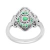 asscher-cut-emerald-diamond-engagement-ring-art-deco-style-14k-gold-back Emerald Cut Emerald Art Deco Style Ring Back