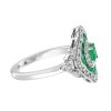 asscher-cut-emerald-diamond-engagement-ring-art-deco-style-14k-gold-side Emerald Cut Emerald Art Deco Style Ring Side