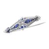 blue-sapphire-and-diamond-geomatric-art-deco-style-brooch-14k-gold-backing Blue Sapphire and Diamond Brooch Back Open