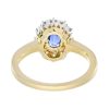 ceylon-sapphire-diamond-halo-engagement-ring-18k-yellow-gold-back Ceylon Sapphire Diamond Halo Engagement Ring Back