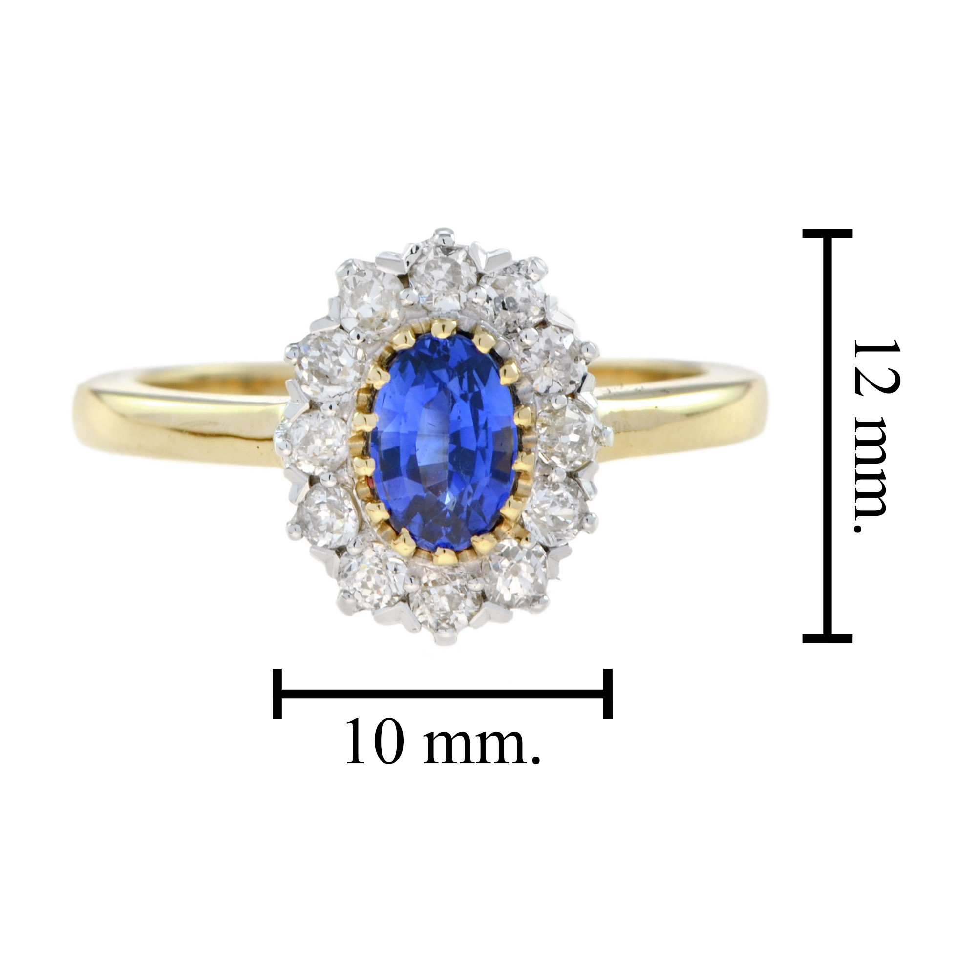 ceylon-sapphire-diamond-halo-engagement-ring-18k-yellow-gold-size Ceylon Sapphire Diamond Halo Engagement Ring Size