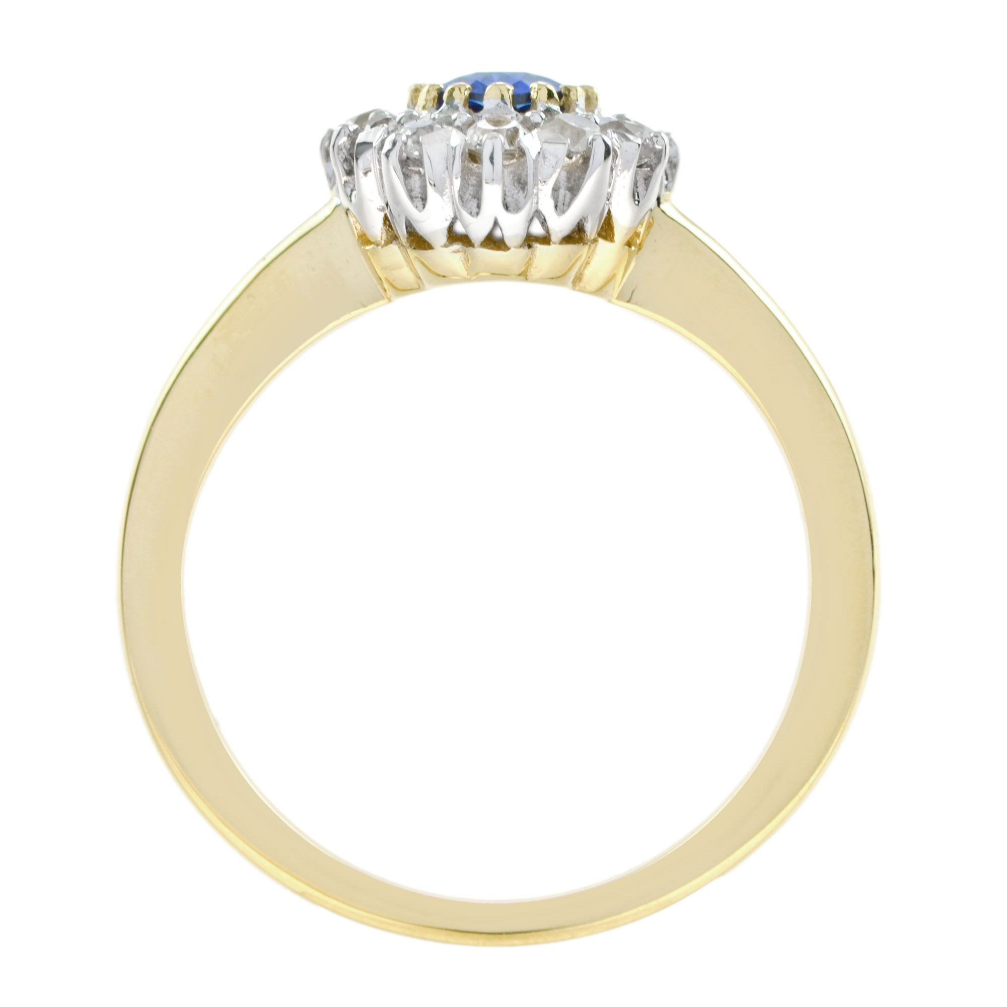 ceylon-sapphire-diamond-halo-engagement-ring-18k-yellow-gold-under-gallery Ceylon Sapphire Diamond Halo Engagement Ring Under Gallery