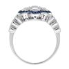 diamond-cluster-blue-sapphire-ring-art-deco-18k-white-gold-under-gallery Diamond Cluster and Blue Sapphire Art Deco Style Ring