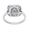 diamond-sapphire-halo-ring-art-deco-style-14k-white-gold-back Diamond and Sapphire Art Deco Style Halo Ring Back