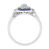 diamond-sapphire-halo-ring-art-deco-style-14k-white-gold-under-gallery Diamond and Sapphire Art Deco Style Halo Ring Under Gallery