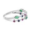 emerald-ruby-sapphire-multi-gemstone-ring-vintage-style-14k-white-gold-side Emerald Ruby Sapphire Vintage Style Ring Side