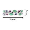 emerald-ruby-sapphire-multi-gemstone-ring-vintage-style-14k-white-gold-size Emerald Ruby Sapphire Vintage Style Ring Size