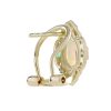 oval-opal-emerald-diamond-omega-back-earrings-art-deco-style-14k-gold-back Opal Emerald Art Deco Style Earrings Back