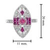 pink-tourmaline-ruby-diamond-marquise-cocktail-ring-14k-white-gold-size Pink Tourmaline Ruby Diamond Marquise Cocktail Ring
