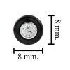 round-diamond-onyx-stud-earrings-art-deco-style-14k-white-gold-size Diamond Onyx Art Deco Style Stud Earrings Size