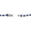 round-sapphire-diamond-tennis-bracelet-classic-18k-gold-back-open Sapphire and Diamond Classic Tennis Bracelet Back Open